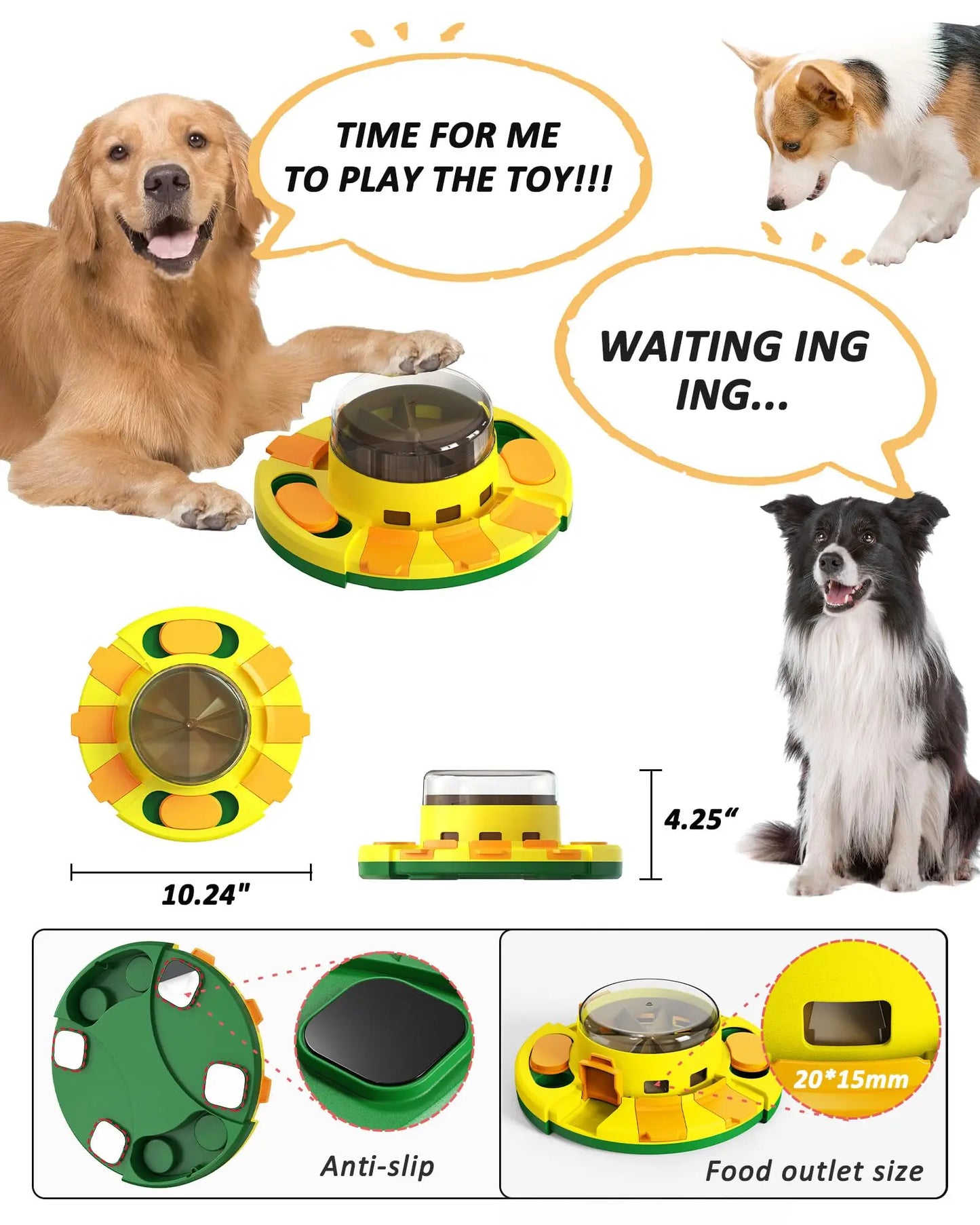 Hign-concerned Interactive Puzzle Toy For Dogs Feeder