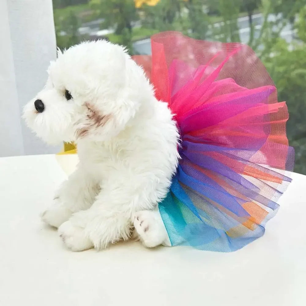 CN Zhejiang Tutu Dress Dog Outfit Premium Schnauzer Apparel