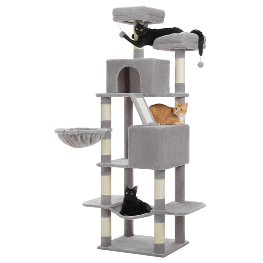 PAWZ Road Multi-Level Tall Cat Tree Indoor Large Cat Tower
