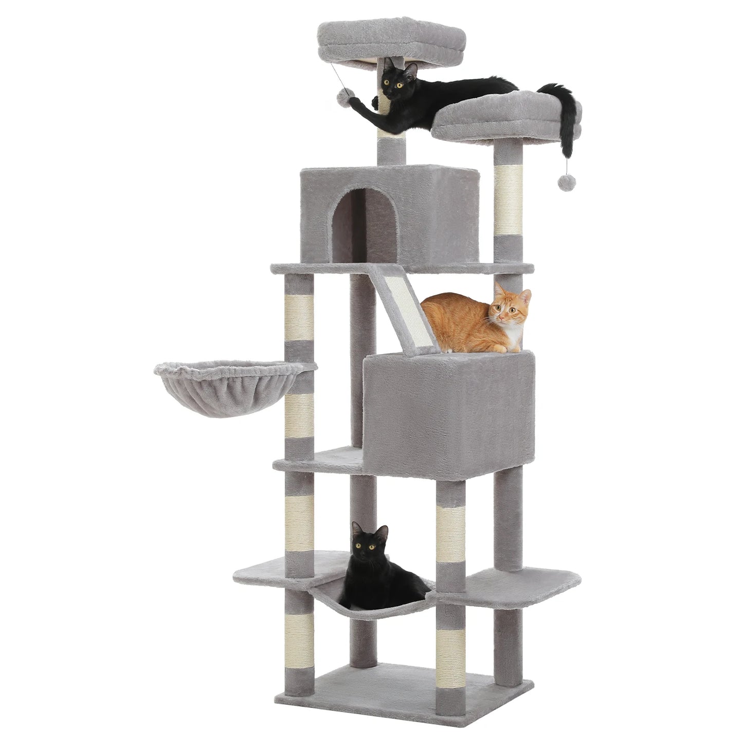 PAWZ Road Multi Level Cat Tree Indoor Tall Tower 5 Levels
