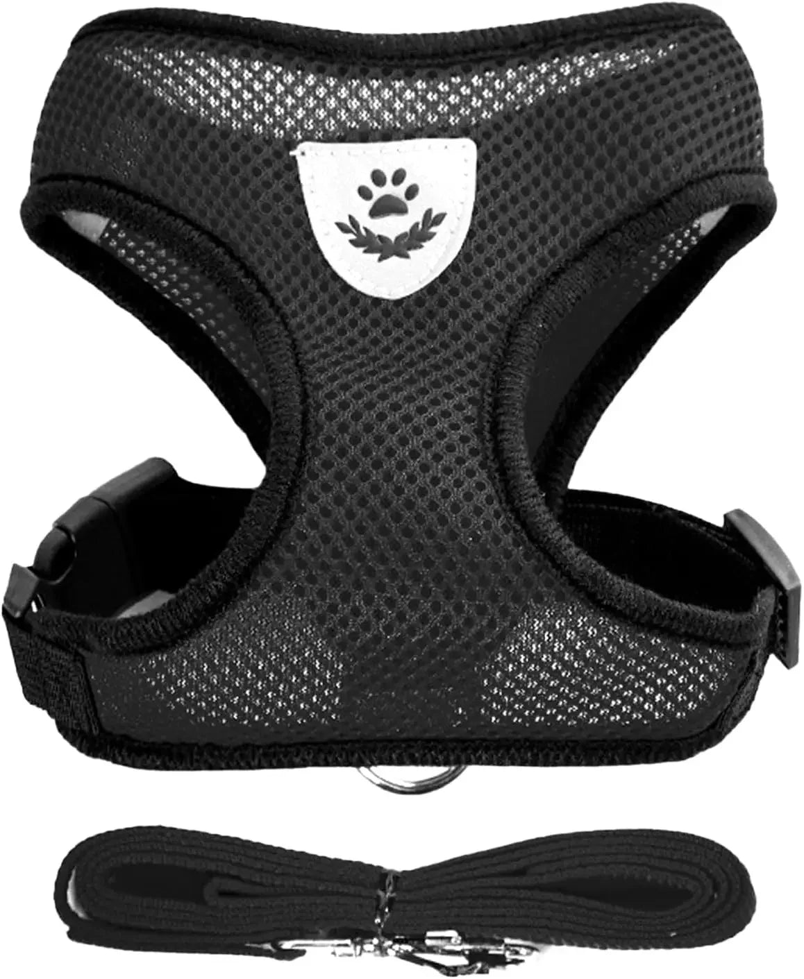 Cat Harness Vest With Adjustable Mesh Leash For Small Pets
