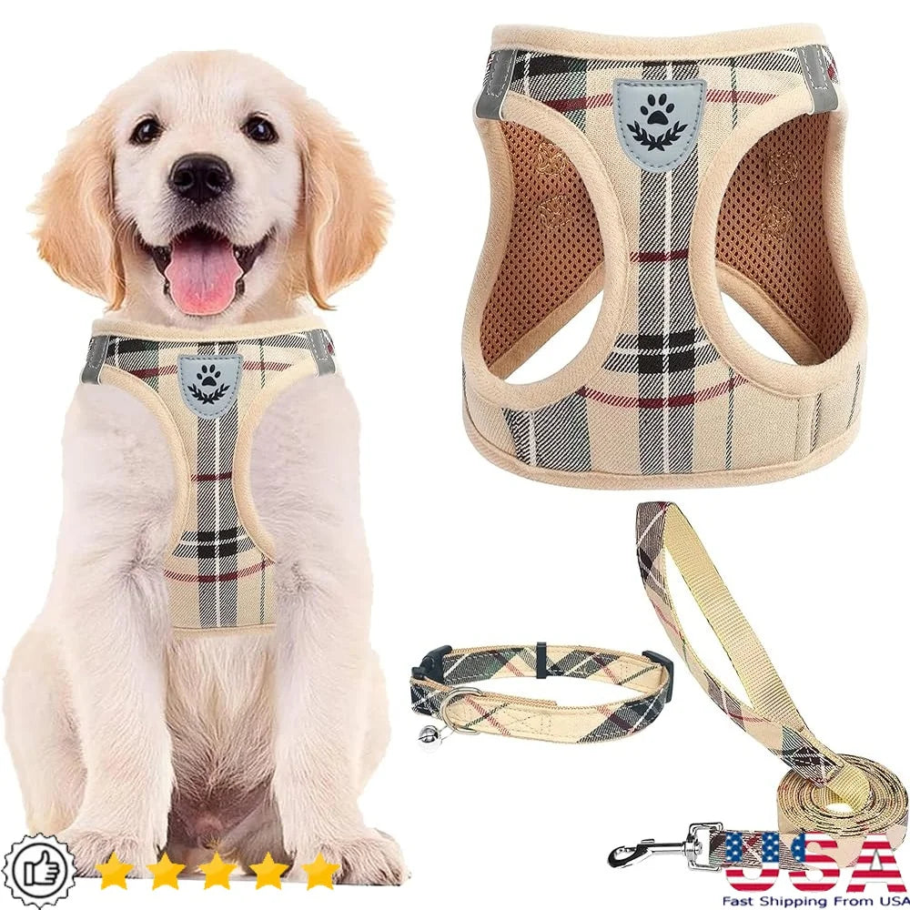 Fujian Adjustable No Pull Dog Harness Set Leash All Seasons