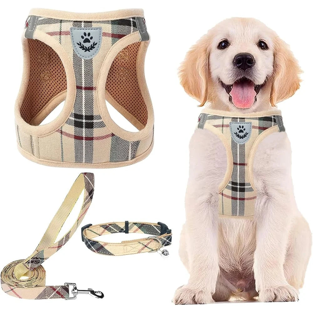 Fujian Adjustable No Pull Dog Harness Set Leash All Seasons