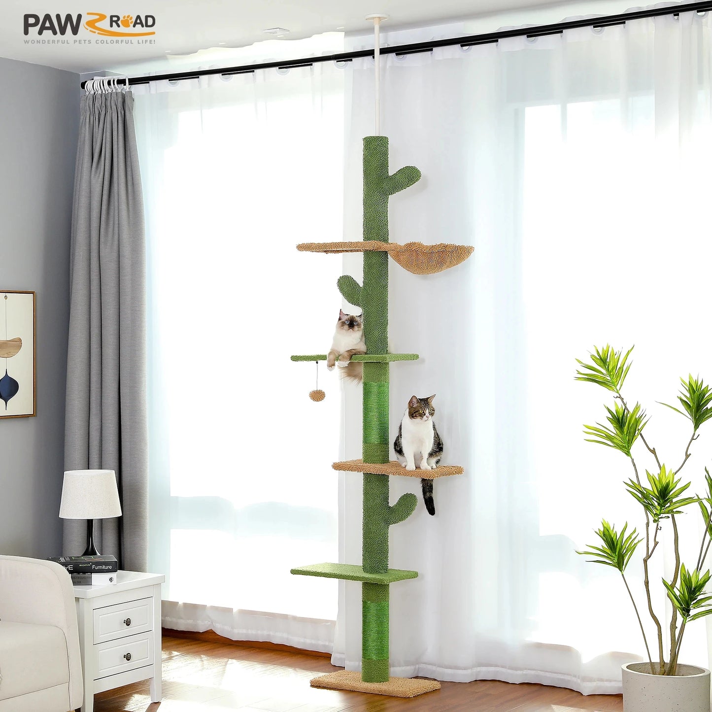 Pawz Road 5-Tier Cat Tree Tower With Scratching Post