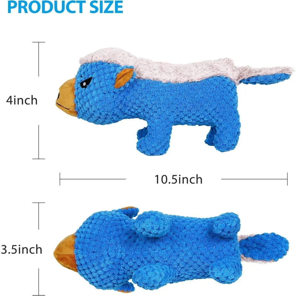Hign Concerned Chemical Indestructible Dog Plush Chew Toys