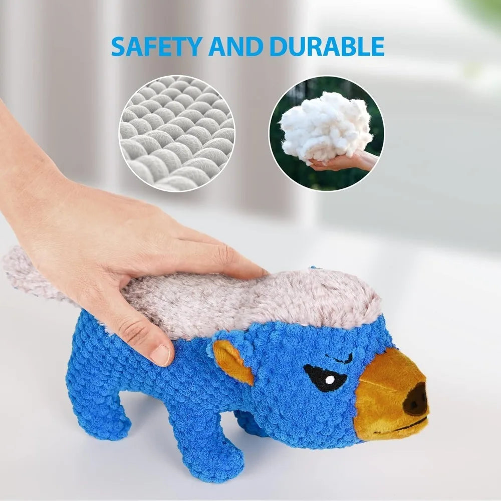 Hign Concerned Chemical Indestructible Dog Plush Chew Toys