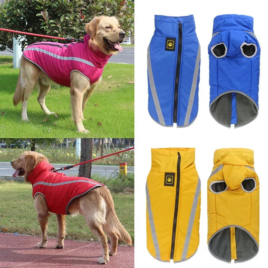 CDDMPETCN Waterproof Dog Coat For Large Dogs Winter