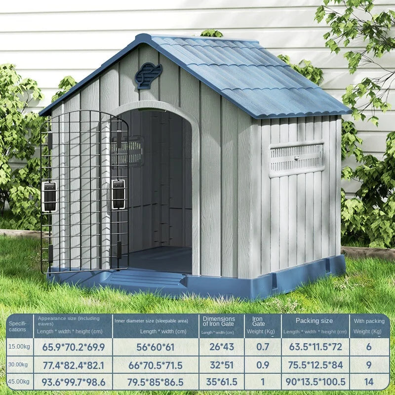 NONECN Outdoor All Season Dog House For Large Dogs