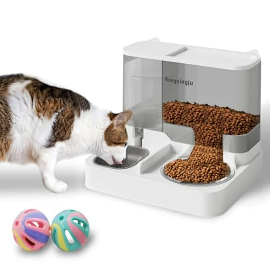 Hign-concerned Automatic Pet Feeder 2.8L 1L Water Reservoir