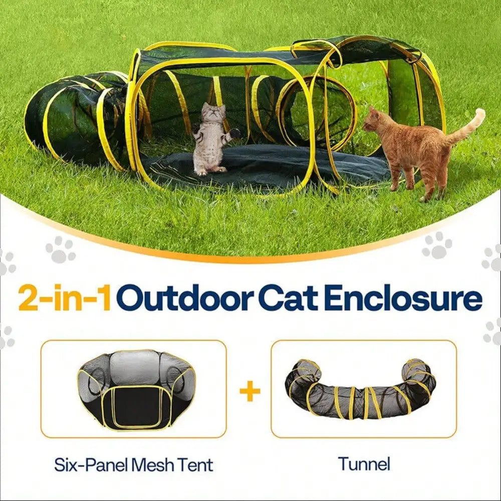Closure Outdoor Cat Enclosure 2 In 1 Catio Tent Playpen