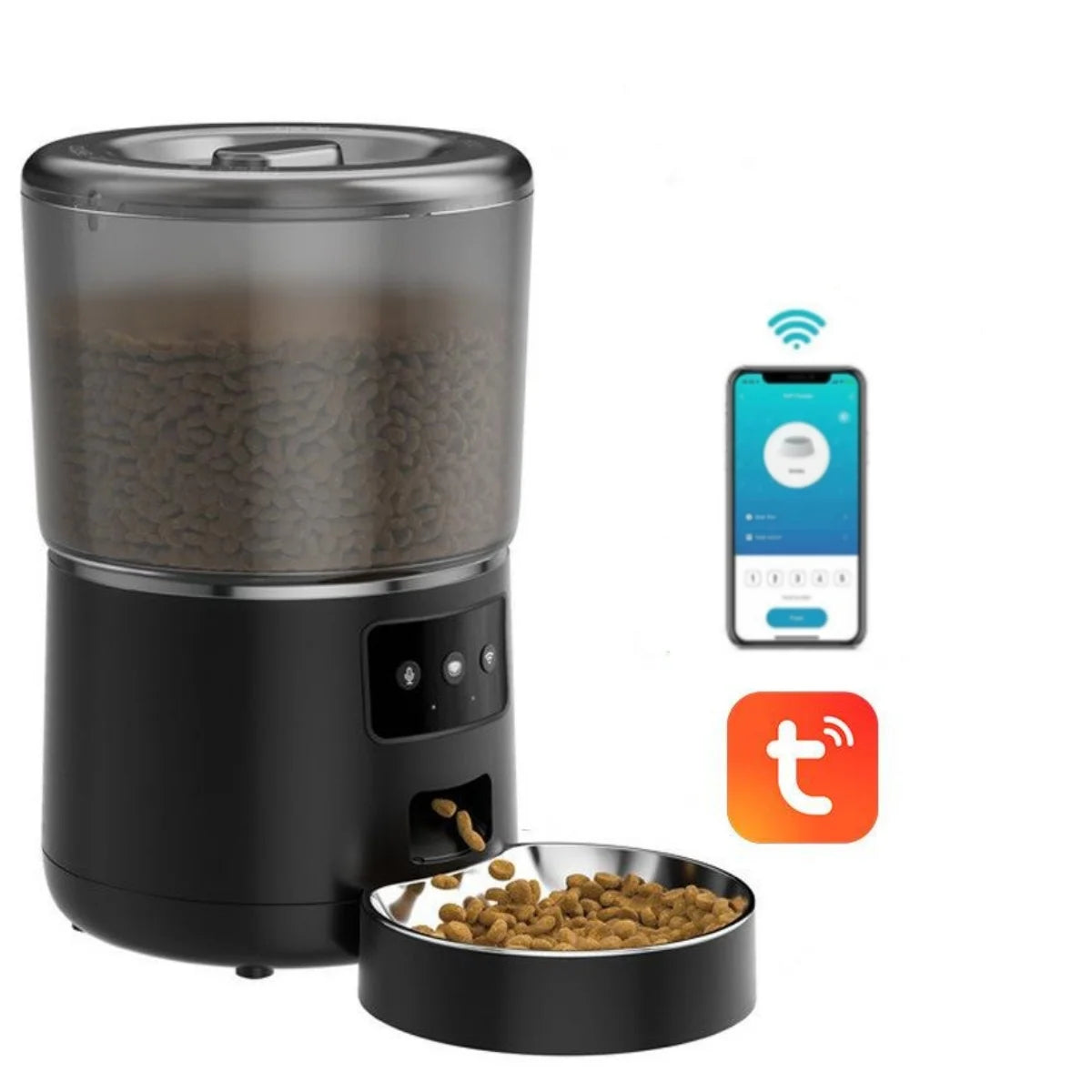 NPET Automatic Smart Pet Feeder for MultiPet Homes with App