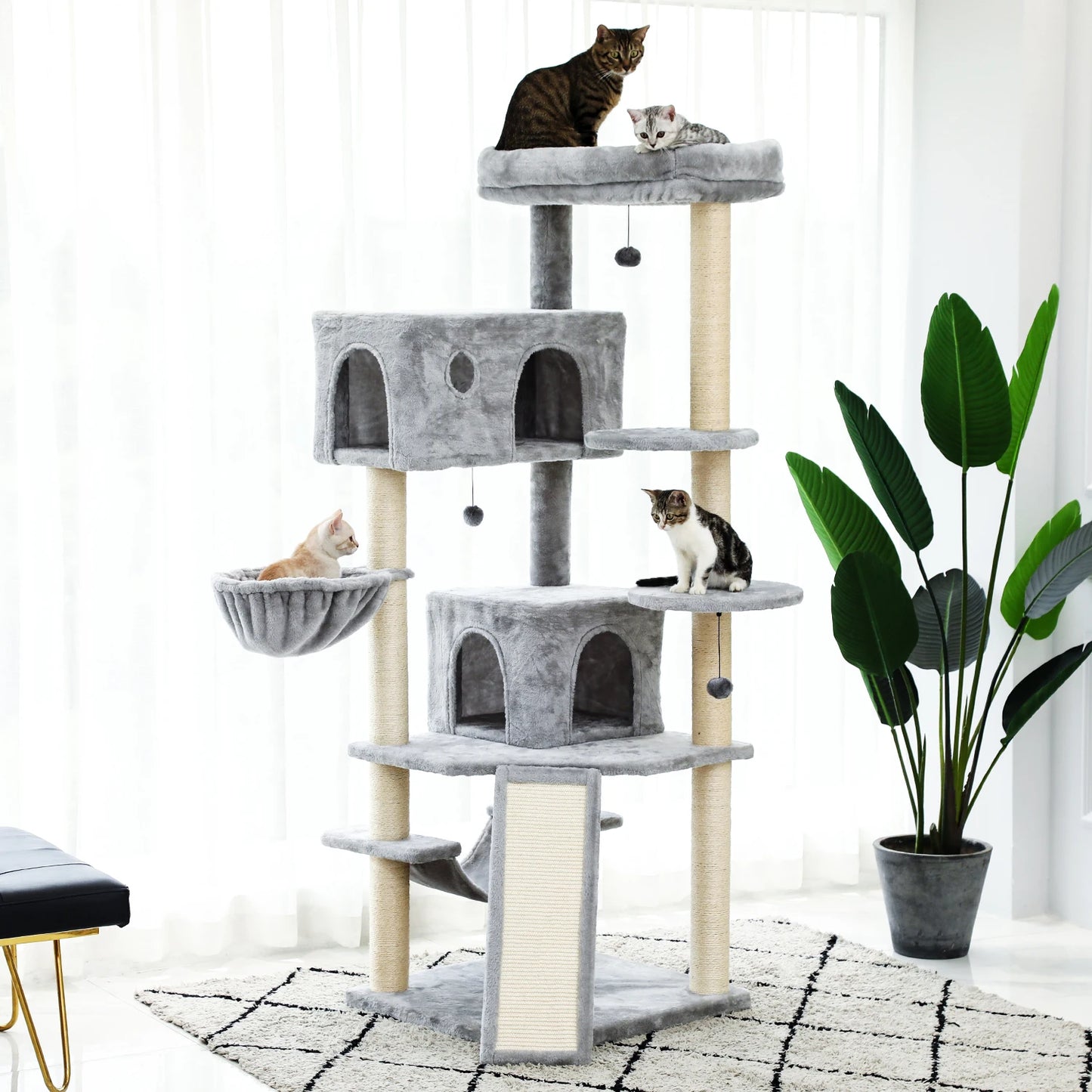 PAWZ Road Cat Tree House Condo Scratching Posts Cat Tower