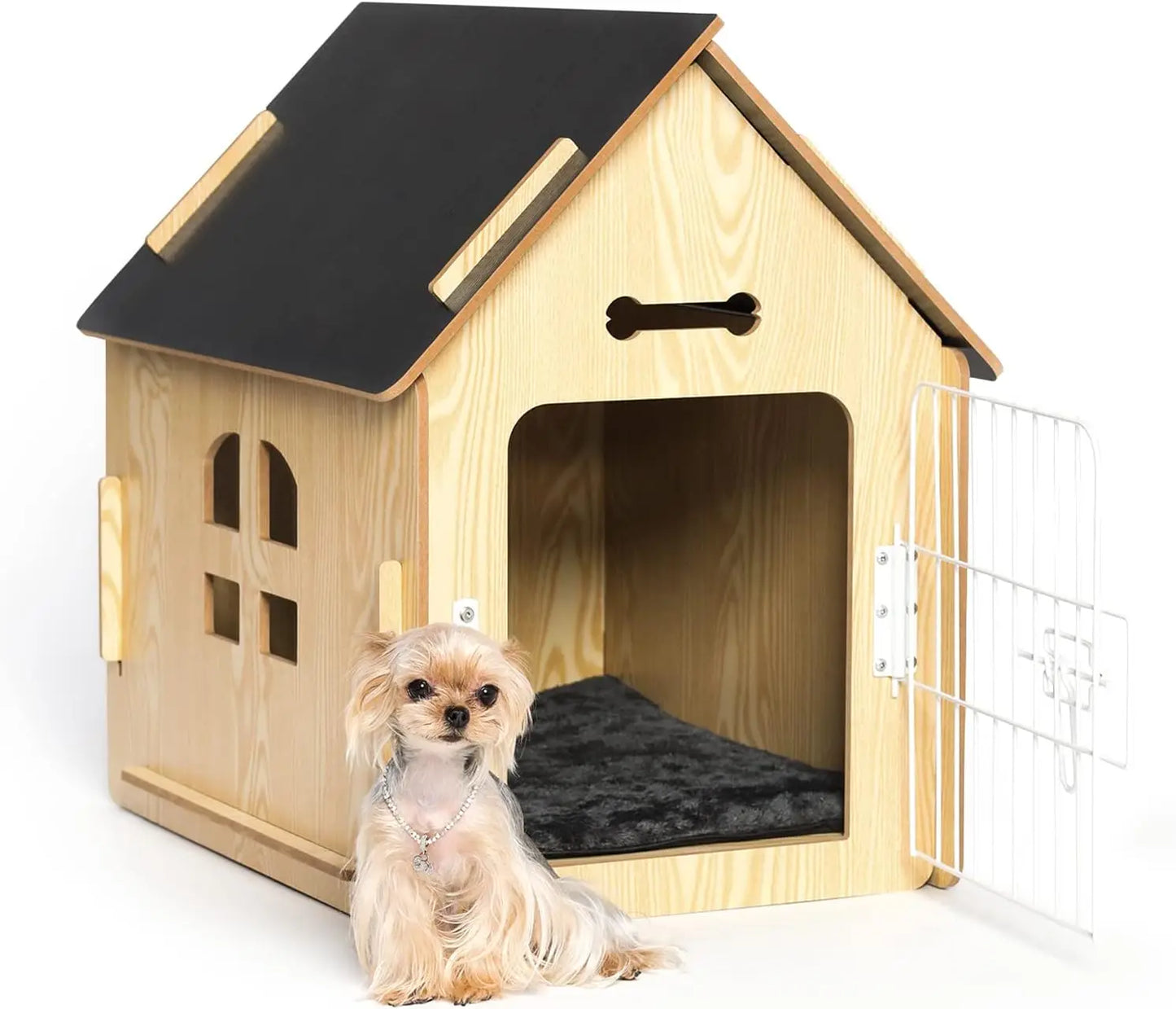 Dog House Indoor For Small Dogs And Cats Cozy Wooden