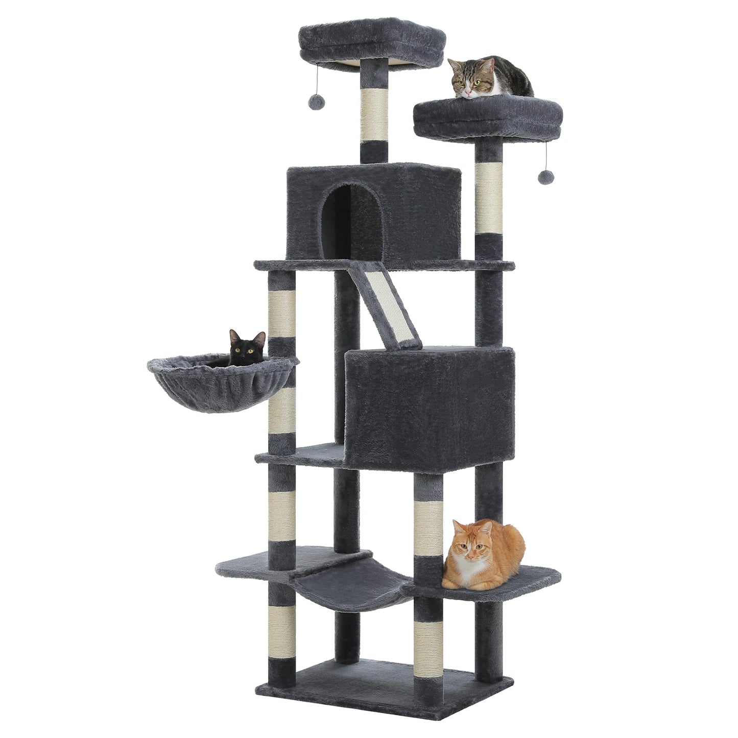 PAWZ Road Multi-Level Tall Cat Tree Indoor Large Cat Tower