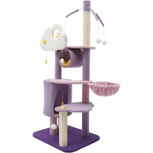 Breed Multi Level Cat Climbing Frame With Condo And Posts