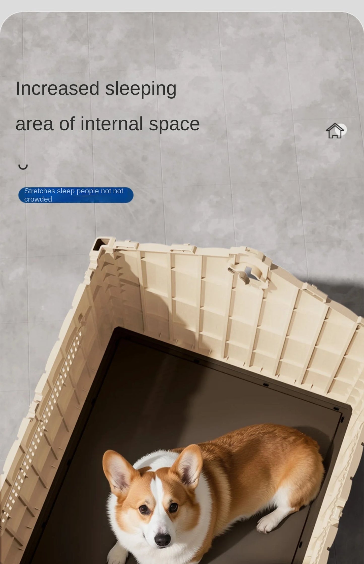 NONECN Outdoor All Season Dog House For Large Dogs