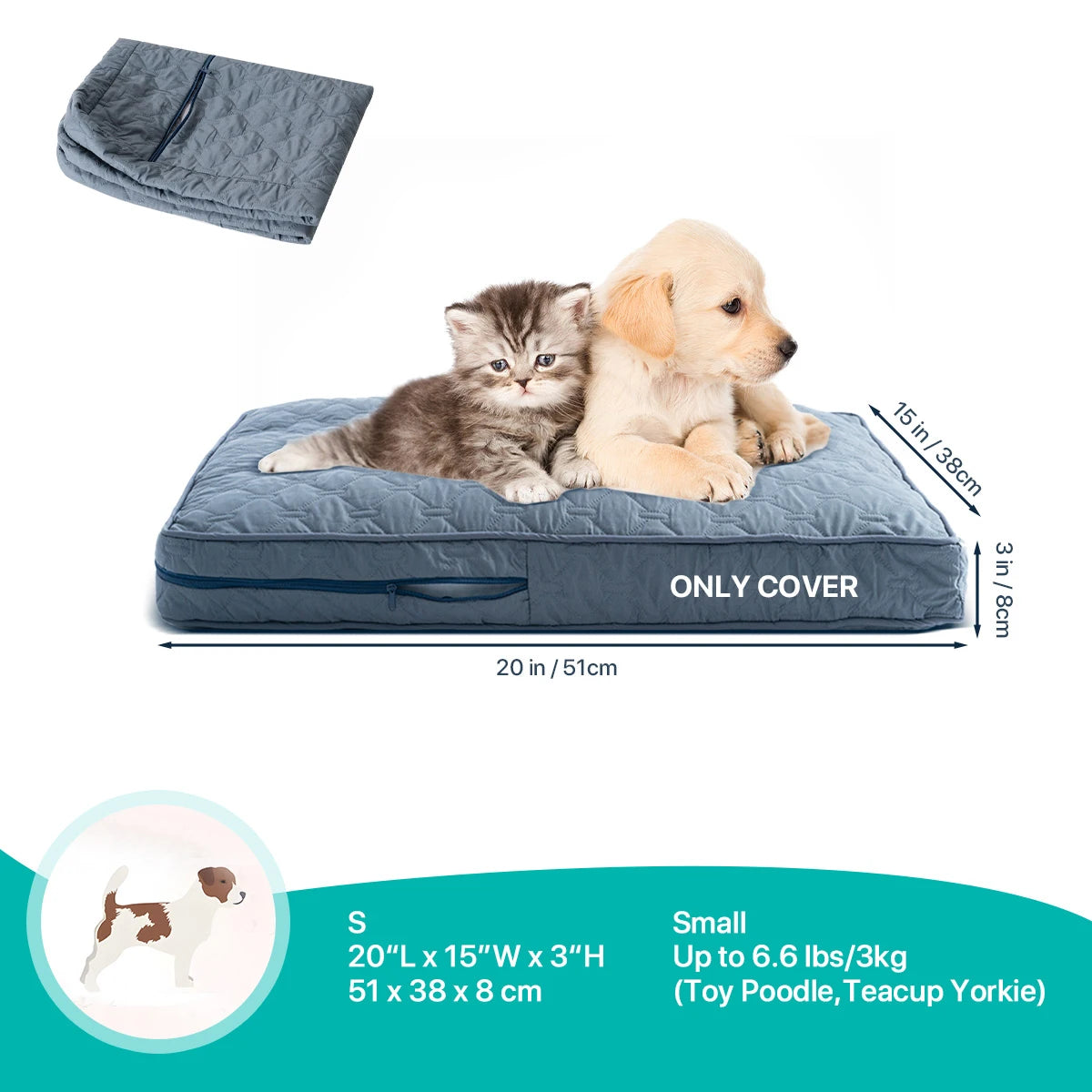 Zhejiang Choice Orthopedic Dog Bed Cover Washable Mat Waterproof