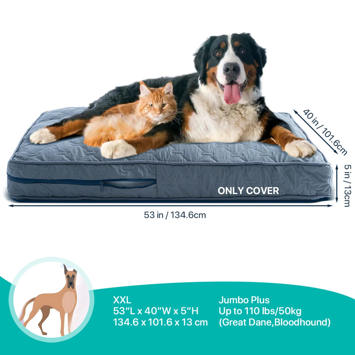 Zhejiang Choice Orthopedic Dog Bed Cover Washable Mat Waterproof
