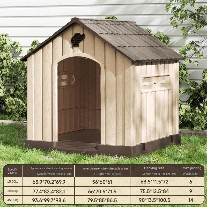 NONECN Outdoor All Season Dog House For Large Dogs
