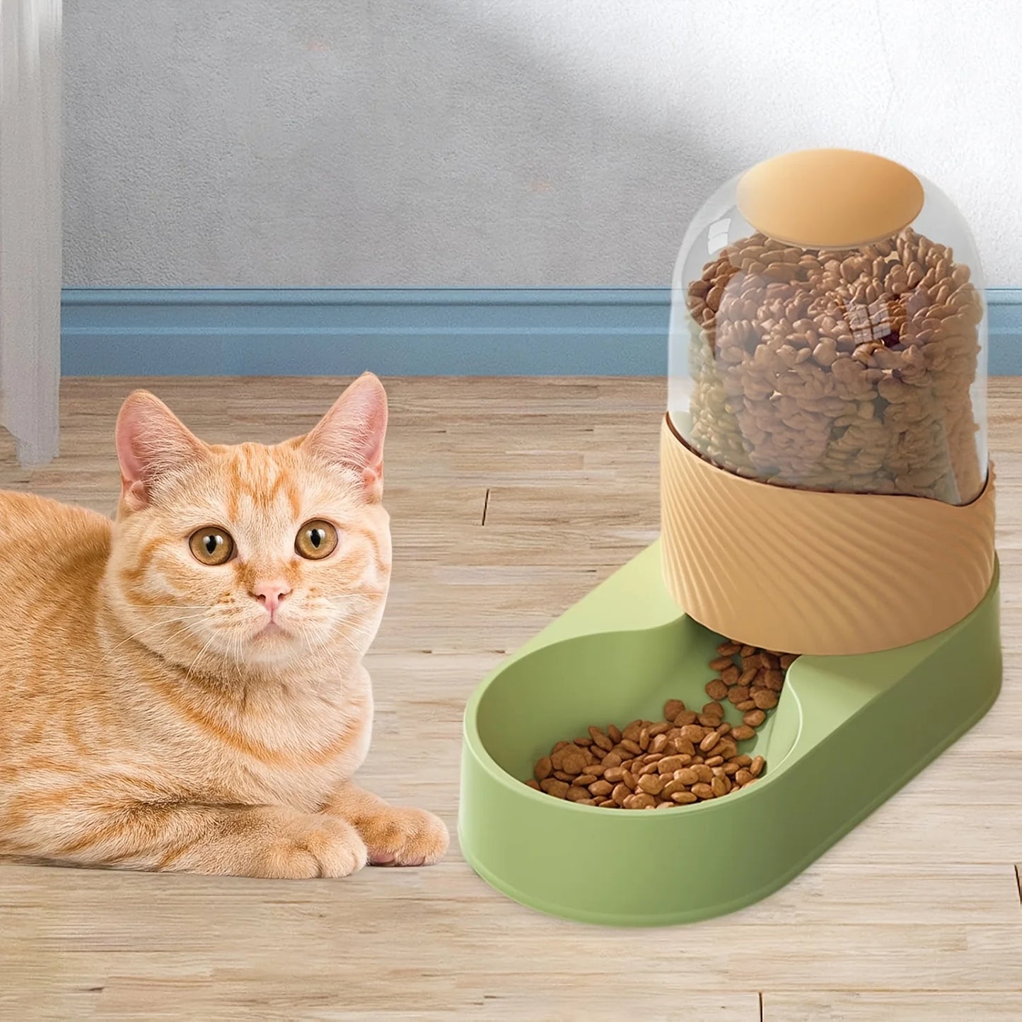 Hign-Concerned 2-In-1 Cat Feeder And Water Dispenser