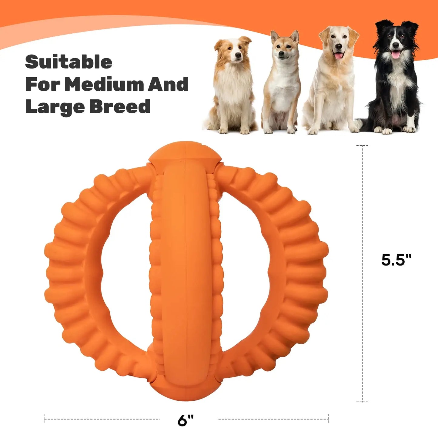 Is Smart Interchangeable Tug Of War Dog Toy With Rings