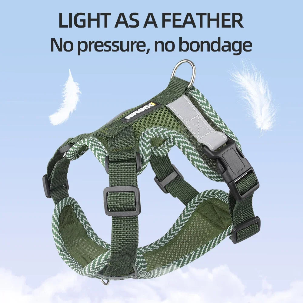 Dopamine Dog Chest Strap Reflective Harness for Pets