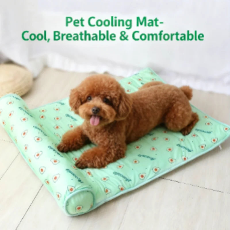 Cooling Dog Mat Breathable Pet Bed For Dogs And Cats