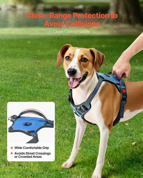 NONECN Dog Harness No Pull Adjustable Vest With Leash
