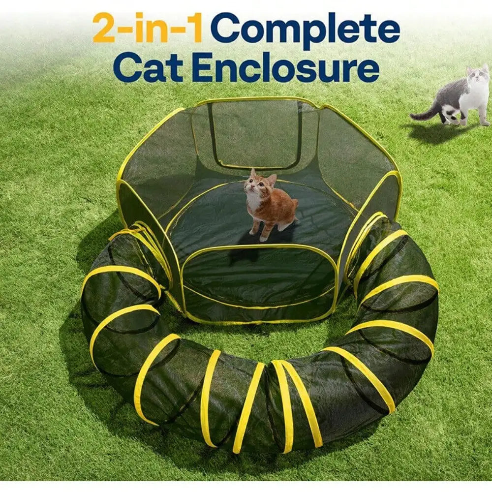 Closure Outdoor Cat Enclosure 2 In 1 Catio Tent Playpen