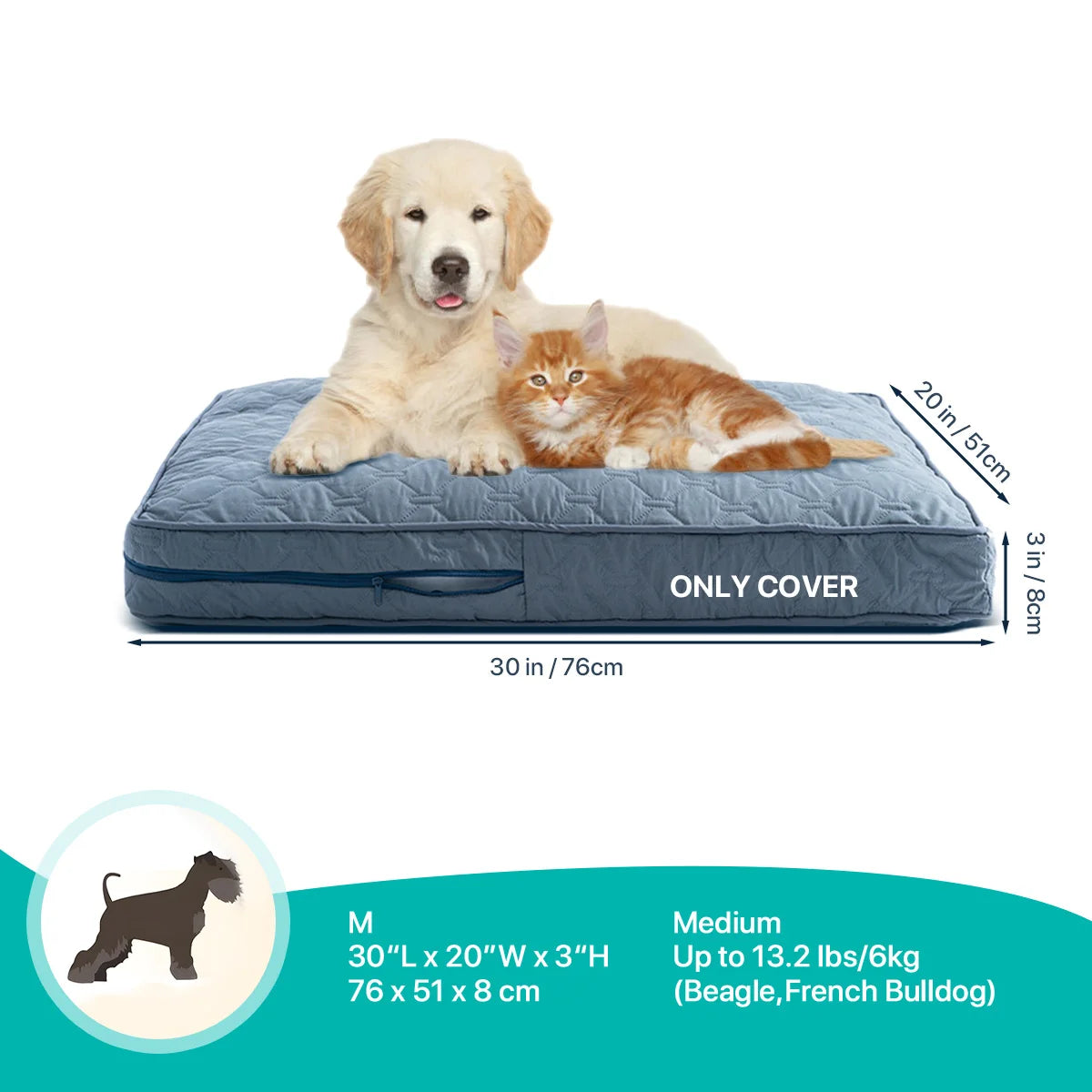 Zhejiang Choice Orthopedic Dog Bed Cover Washable Mat Waterproof