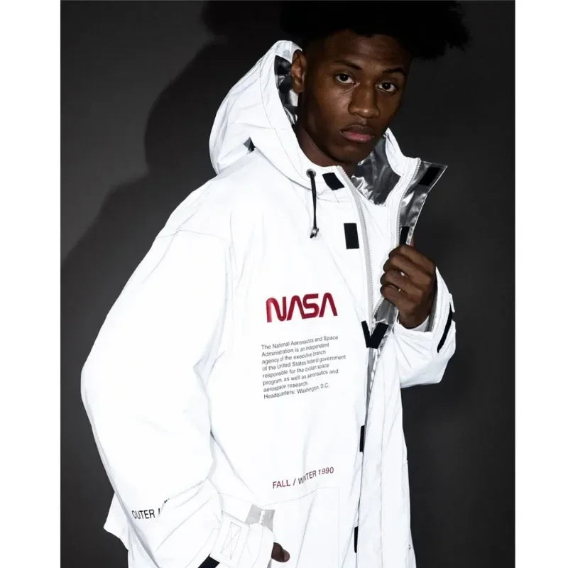 Dog Reflective Raincoat Space Suit Hoodie Pet Coat Apparel