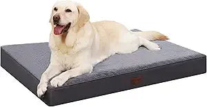 DAFIFY Waterproof Orthopedic Dog Bed With Removable Washable Cover