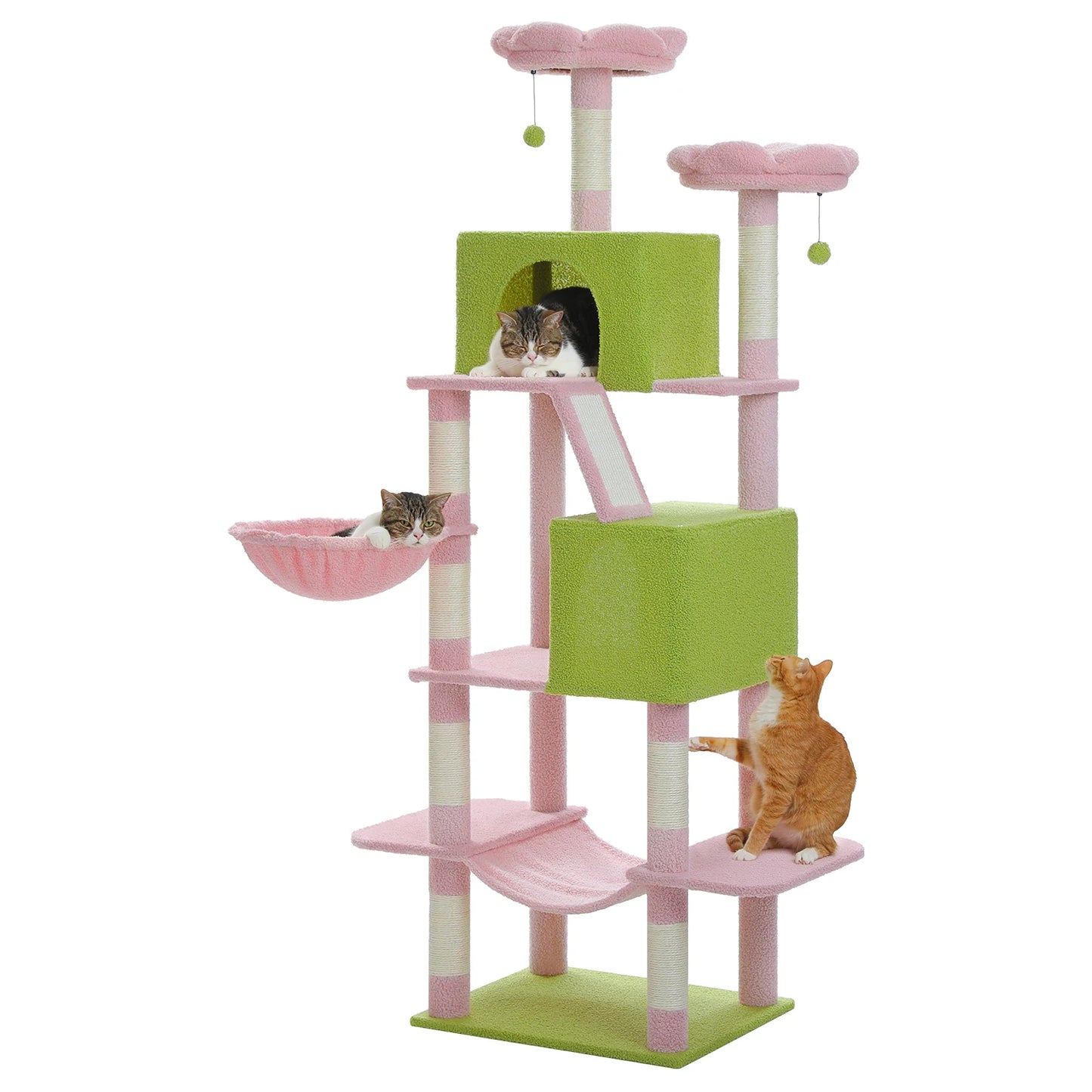 PAWZ Road Multi-Level Tall Cat Tree Indoor Large Cat Tower