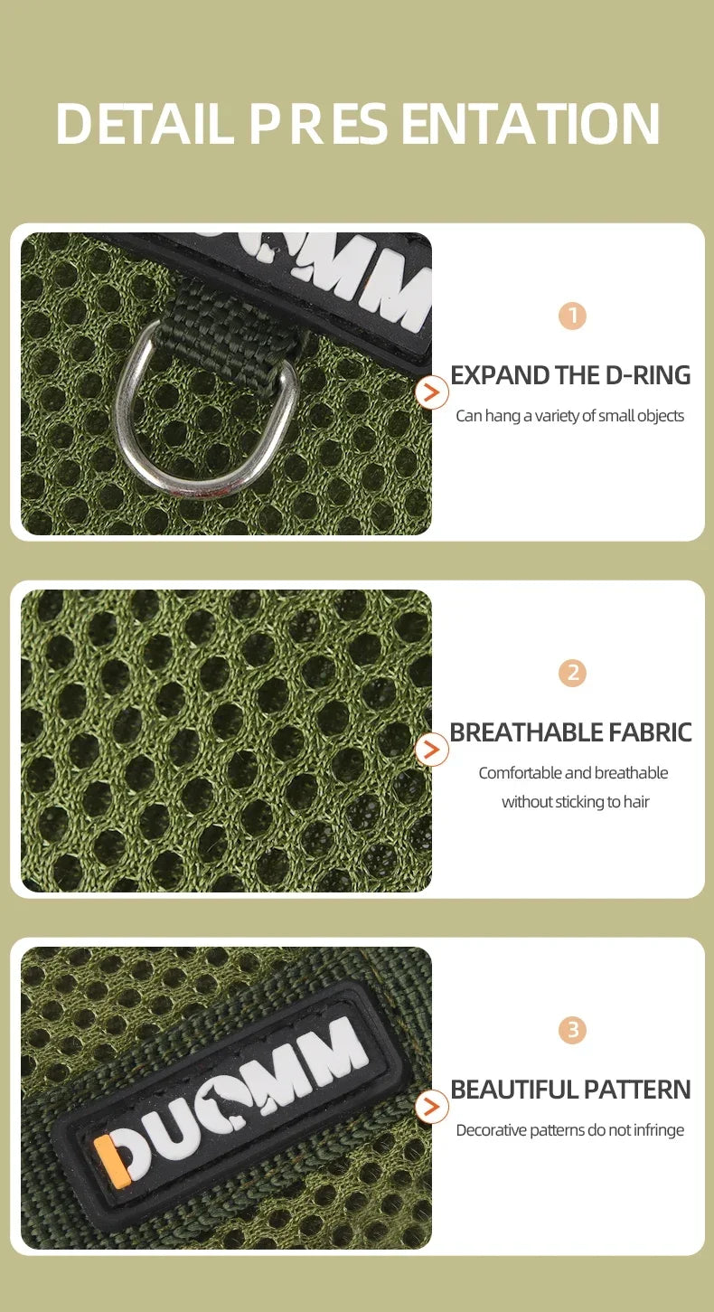 Dopamine Dog Chest Strap Reflective Harness for Pets