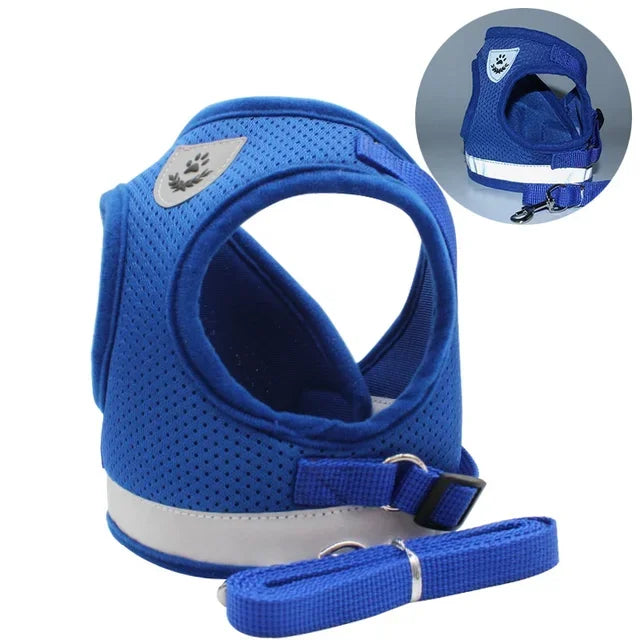 NONECN Dog Harness And Leash Set Vest Style Reflective