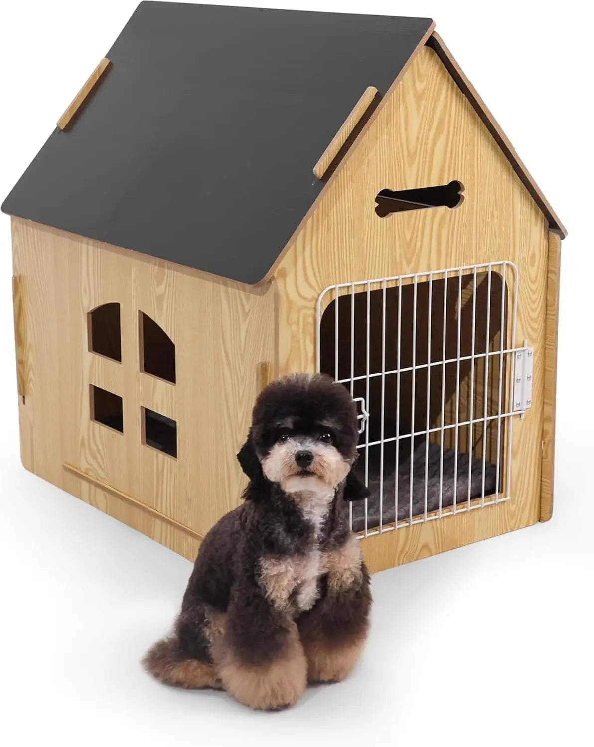 Dog House Indoor For Small Dogs And Cats Cozy Wooden
