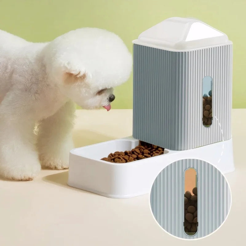 Automatic Pet Feeder And Water Dispenser Gravity Set