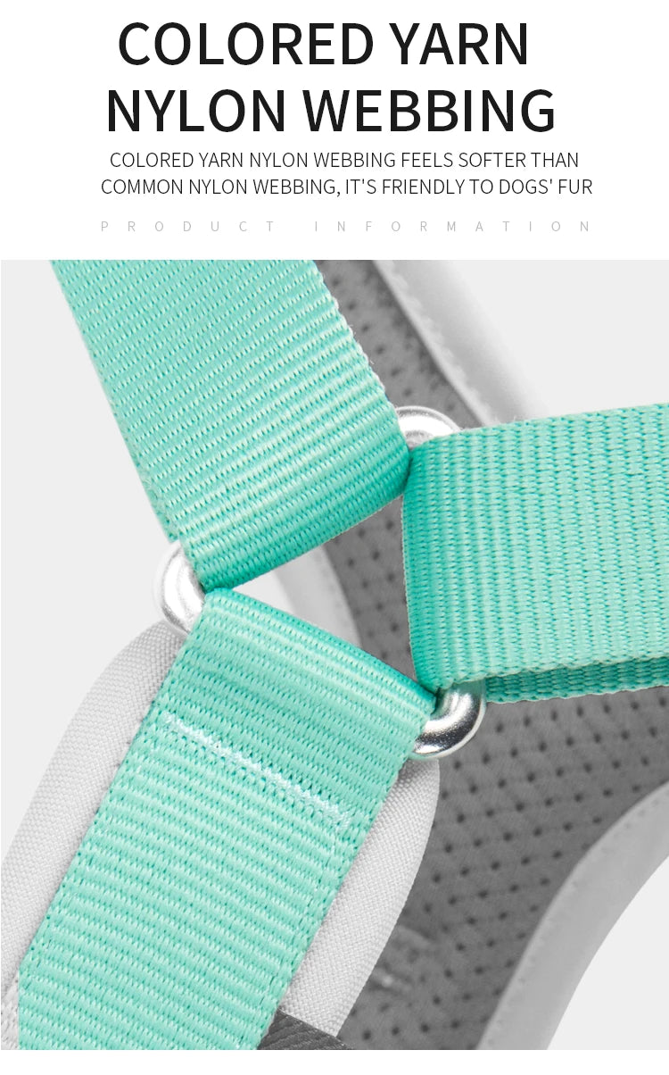 Small Combination No Pull Reflective Dog Harness Vest For Dogs