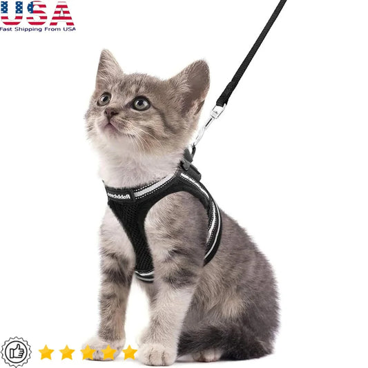 Fujian Cat Harness And Leash Set Escape Proof Vest