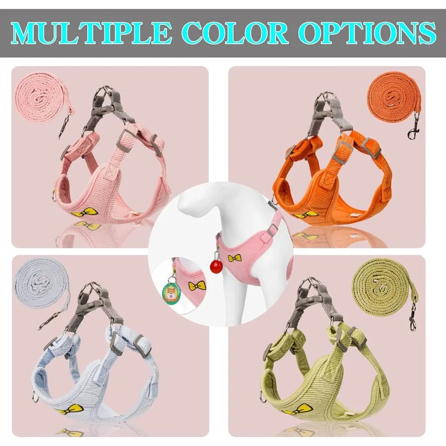 High-concerned No Pull Dog Harness With Leash Escape Proof Reflective