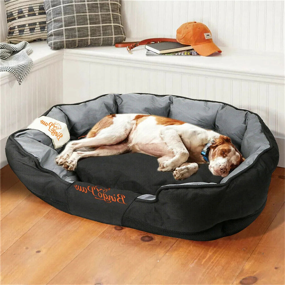 BORWARTCN Waterproof Orthopedic Dog Bed With Removable Cover