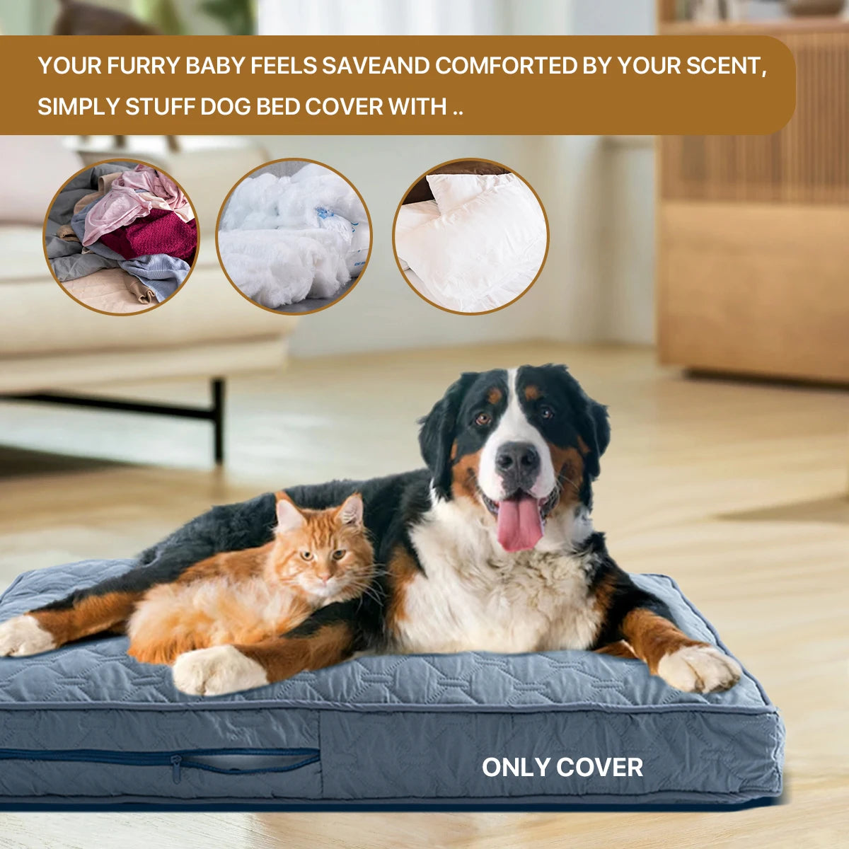 Zhejiang Choice Orthopedic Dog Bed Cover Washable Mat Waterproof