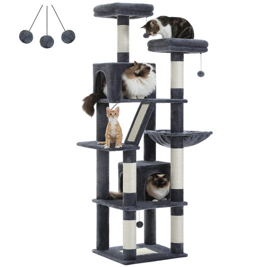 PAWZ Road Deluxe Cat Tree Multi Level Plush Condo Oasis