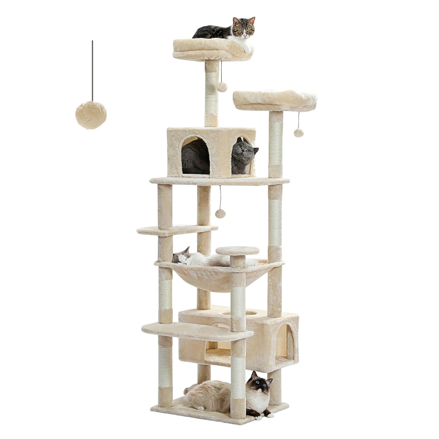 PAWZ Road Large Cat Tree Tower Indoor Cats Sisal Posts
