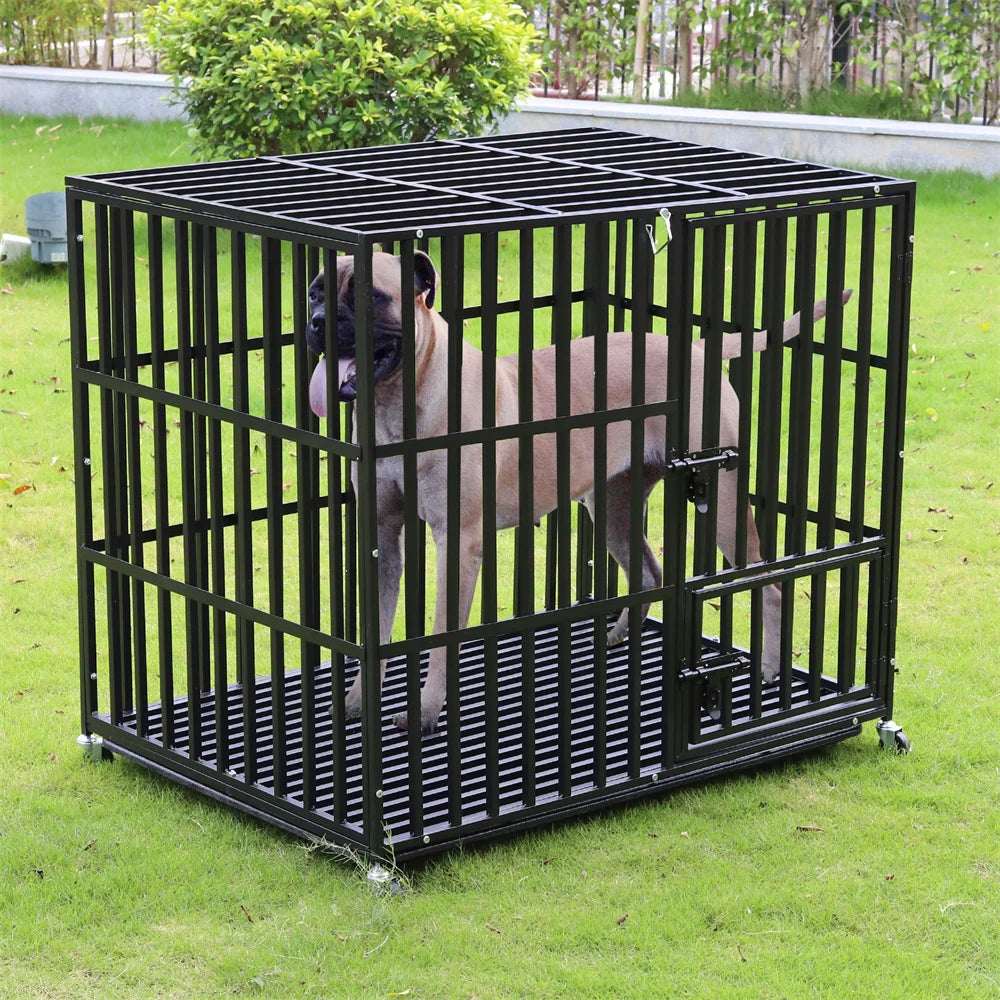 BORWARTH Heavy Duty Dog Crate Tear Resistant Kennel
