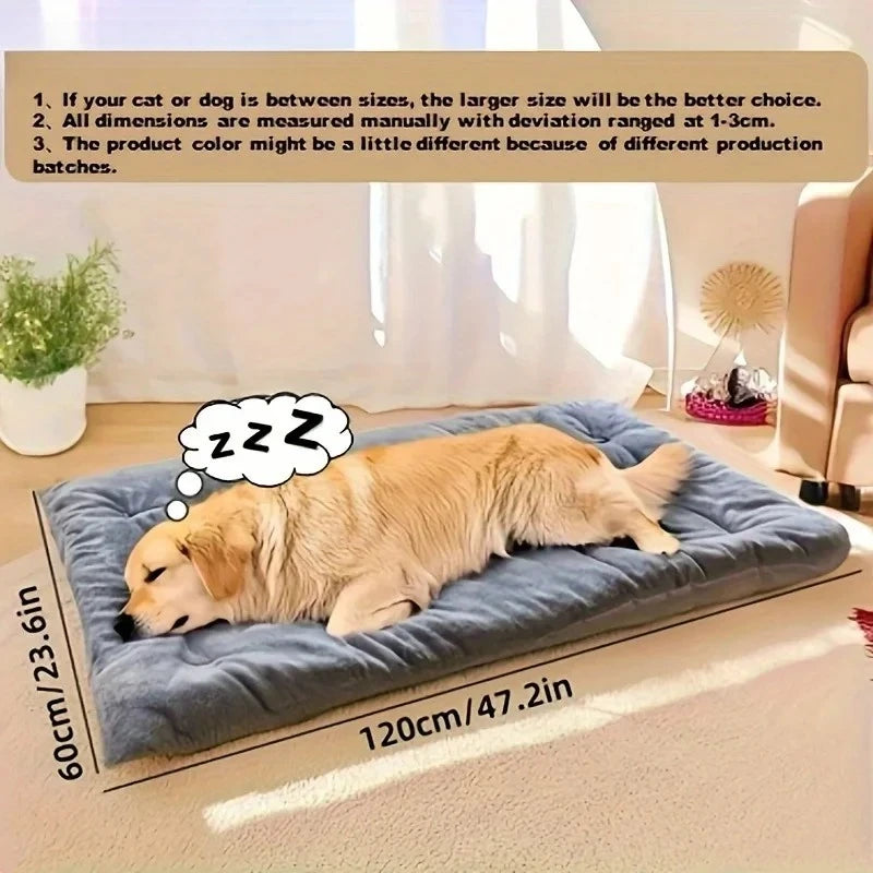 Plush Dog Bed Sofa Thickened Super Soft Polyester Mat