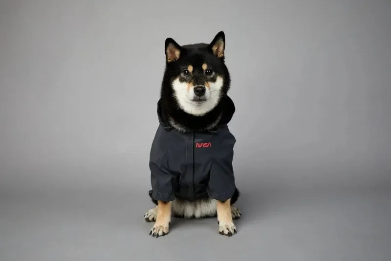 Dog Reflective Raincoat Space Suit Hoodie Pet Coat Apparel