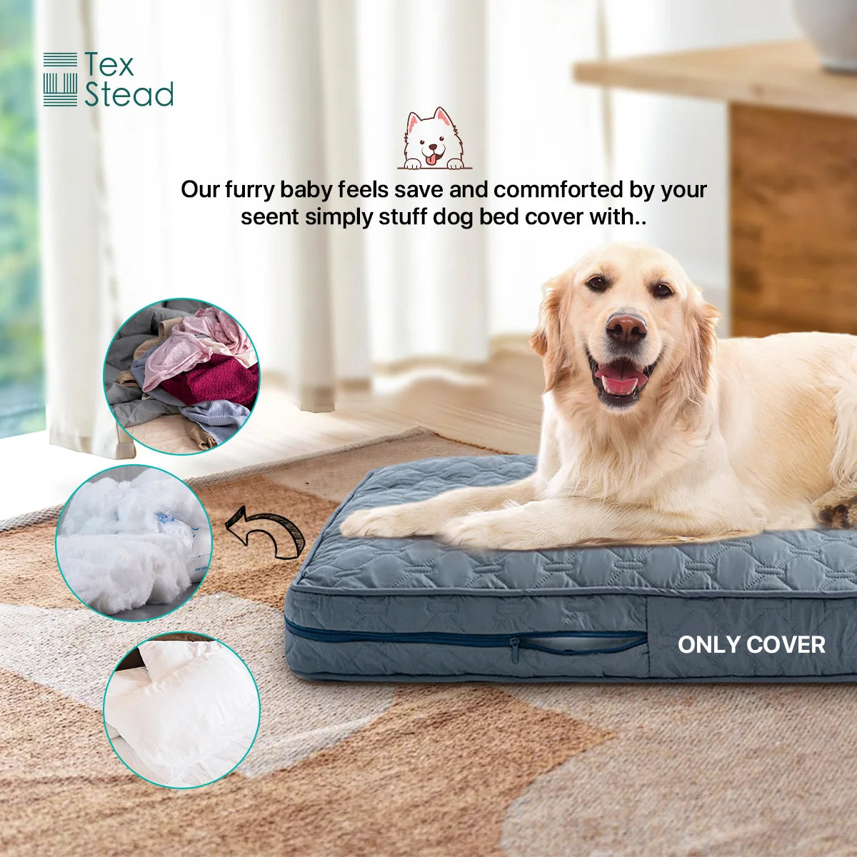 Zhejiang Choice Orthopedic Dog Bed Cover Washable Mat Waterproof