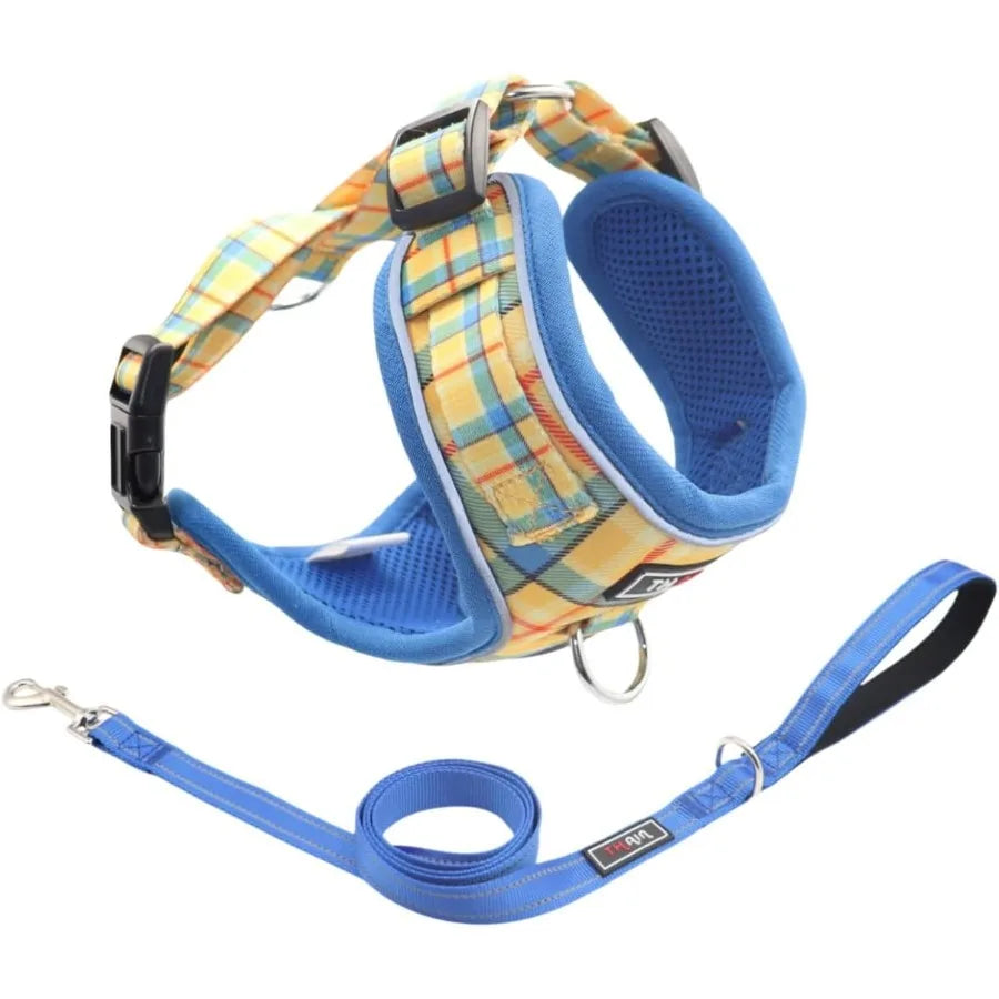 High-concerned Reflective Dog Harness and Leash Set No Pull Design