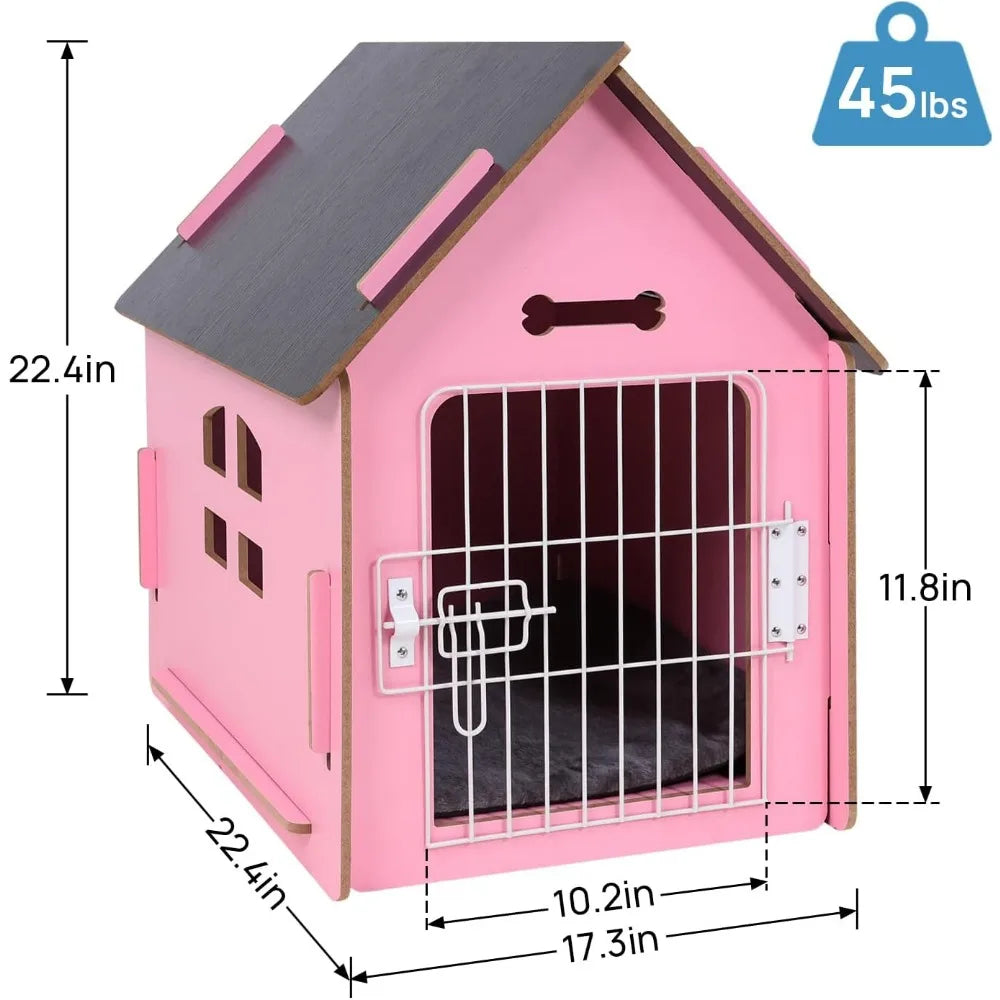 Dog House Indoor For Small Dogs And Cats Cozy Wooden